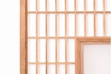 アンティーク建具　和の趣溢れる障子戸1枚(引き戸、建具)(R-054389)