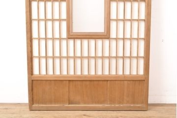 アンティーク建具　和の趣溢れる障子戸1枚(引き戸、建具)(R-054389)