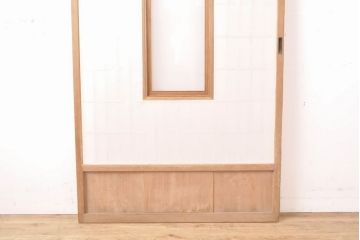 アンティーク建具　和の趣溢れる障子戸1枚(引き戸、建具)(R-054389)