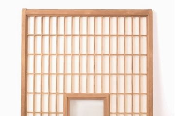 アンティーク建具　和の雰囲気を盛り立てる障子戸1枚(引き戸、建具)(R-054390)