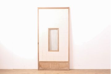 アンティーク建具　和の雰囲気を盛り立てる障子戸1枚(引き戸、建具)(R-054390)