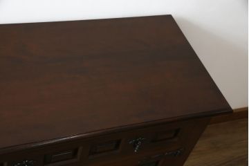 中古　美品　松本民芸家具　希少!　コレクションにもおすすめなS.P型サイドボード(収納棚、戸棚、キャビネット、SP型)(R-054393)