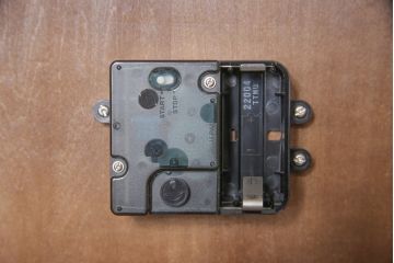 中古　松本民芸家具　気品漂うシックな雰囲気が魅力のB型時計台(定価約43万円)(ホールクロック、戸棚)(R-054394)