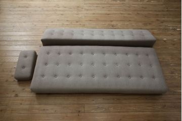 希少　美品　デンマークビンテージ　チーク材　France&Son(フランス&サン)　人気の北欧インテリアづくりにおすすめな3人掛けソファ(トリプルソファ、アームソファ、三人掛け、ヴィンテージ)(R-054419)
