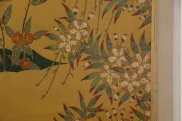 中古　最高級品　宝石象嵌工芸品　光泉　光雲　蒔絵　圧巻!色とりどりの輝きを放つ宝石が空間を華やかに彩る整理タンス(着物箪笥、引き出し、チェスト、収納箪笥)(R-054423)