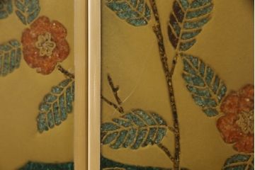 中古　最高級品　宝石象嵌工芸品　光泉　光雲　蒔絵　圧巻!色とりどりの輝きを放つ宝石が空間を華やかに彩る整理タンス(着物箪笥、引き出し、チェスト、収納箪笥)(R-054423)