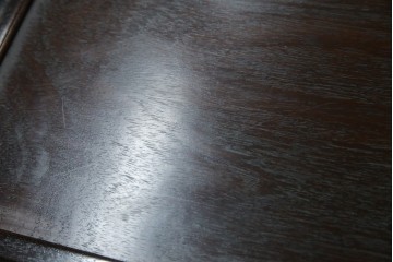 和製アンティーク　上手物!　漆塗り　指物　紫檀(シタン)材　細やかな透かし彫りが目を引く飾り棚　(R-054424)