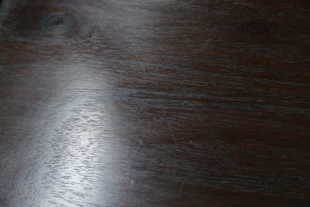 和製アンティーク　上手物!　漆塗り　指物　紫檀(シタン)材　細やかな透かし彫りが目を引く飾り棚　(R-054424)