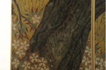 中古　最高級品　宝石象嵌工芸品　光泉　光雲　蒔絵　圧巻!色とりどりの輝きを放つ宝石が空間を華やかに彩る整理タンス(着物箪笥、引き出し、チェスト、収納箪笥)(R-054428)