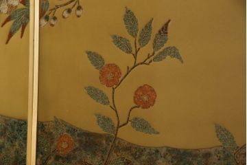 中古　最高級品　宝石象嵌工芸品　光泉　光雲　蒔絵　圧巻!色とりどりの輝きを放つ宝石が空間を華やかに彩る整理タンス(着物箪笥、引き出し、チェスト、収納箪笥)(R-054429)