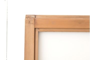 アンティーク建具　レトロなダイヤガラス入り　古い木製のガラス戸4枚セット(引き戸、仕切り戸)(R-054435)