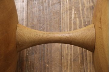 ヴィンテージ家具　デンマークビンテージ　Nanna Ditzel(ナナ・ディッツェル)　TRISSEN STOOL(トリッセンスツール)　北欧スタイルやナチュラルスタイルの空間づくりに活躍するスツール2脚セット(サイドテーブル、コーヒーテーブル、ラウンドテーブル)(2つで定価約12万円)(R-054437)