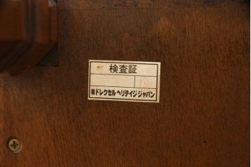 中古　美品　DREXEL HERITAGE(ドレクセルヘリテイジ)　細部までこだわりの詰まったデザインが素敵なサイドテーブル(ローテーブル、ナイトテーブル)(R-054440)