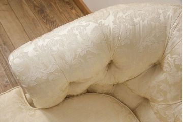 中古　超美品　DREXEL HERITAGE(ドレクセルヘリテイジ)　アップホルスタリ―　気品ある佇まいが美しい1人掛けソファ(定価約62万円)(一人掛けソファ、アームチェア)(R-054443)