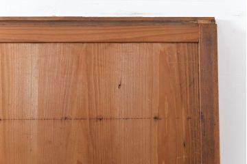 アンティーク建具　和の趣溢れる舞良戸2枚セット(板戸、帯戸、引き戸)(R-054457)