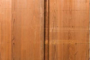 アンティーク建具　和の趣溢れる舞良戸2枚セット(板戸、帯戸、引き戸)(R-054457)