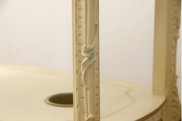 中古　美品　SILIK(シリック)　気品溢れる佇まいが目を引くワゴンテーブル(トロリー、キッチンワゴン)(R-054460)