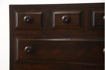 中古　北海道民芸家具　深みのある色合いが美しい小引き出し(チェスト、整理箱)(R-054464)