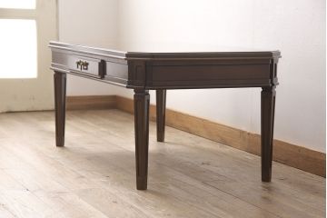 新品　未使用　maruni(マルニ)　風格と気品を兼ね備えた地中海ロイヤルシリーズ　センターテーブル112(ローテーブル、リビングテーブル)(定価約13万6千円)(R-054469)