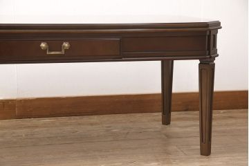 新品　未使用　maruni(マルニ)　風格と気品を兼ね備えた地中海ロイヤルシリーズ　センターテーブル112(ローテーブル、リビングテーブル)(定価約13万6千円)(R-054469)