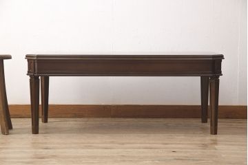 新品　未使用　maruni(マルニ)　風格と気品を兼ね備えた地中海ロイヤルシリーズ　センターテーブル112(ローテーブル、リビングテーブル)(定価約13万6千円)(R-054469)