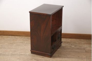 中古　美品　岩谷堂箪笥　和モダンなお部屋づくりに合わせたい収納棚(飾り棚、電話台、サイドテーブル)(R-054472)