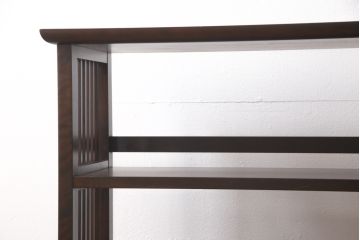 中古　美品　北海道民芸家具　117型　飾り棚としてもおすすめ!和モダンな空間にぴったりの書棚(本棚、飾り棚、シェルフ)(R-054473)