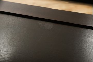 中古　北海道民芸家具　HM105　シンプルモダンなデザインが魅力的な飾り棚(定価約23万円)(茶棚、茶タンス、収納棚、戸棚)(R-054474)