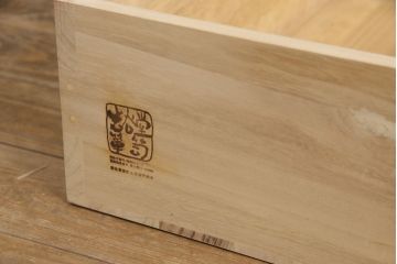 中古　超美品　岩谷堂箪笥　迫力ある木目が印象的なワードローブ(洋服タンス、収納棚)(R-054493)