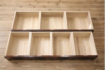 中古　未使用　超美品　岩谷堂箪笥　和の趣あふれる空間づくりに活躍するローボード(ローチェスト、引き出し、テレビ台、テレビボード)(R-054495)