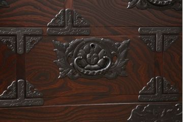 中古　未使用　超美品　岩谷堂箪笥　和の趣あふれる空間づくりに活躍するローボード(ローチェスト、引き出し、テレビ台、テレビボード)(R-054495)