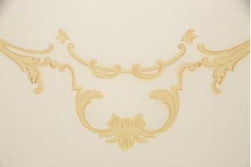 中古　美品　SILIK(シリック)　エレガントな空間づくりにおすすめ!ガラス天板付きダイニングテーブル(定価約100万円)(R-054496)