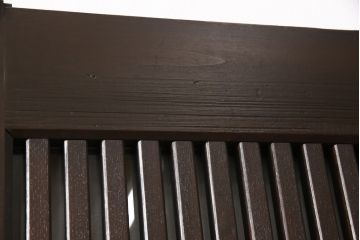 アンティーク建具　明治期　当店リメイク　格子状の帯鉄が重厚な雰囲気を醸し出すクリアガラス入り格子蔵戸2枚セット(玄関戸、格子戸、引き戸)(R-054506)