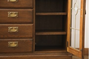 中古　美品　葉山ガーデン(葉山クラシック)　品のある佇まいが美しいサイドボード(引き出し、キャビネット)(R-054510)