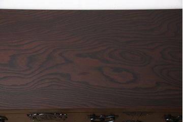 中古　超美品　岩谷堂箪笥　深みのある色合いと凝ったつくりの金具が美しい収納箪笥(引き出し、チェスト、和たんす)(R-054511)