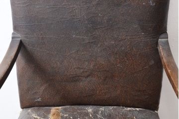 和製アンティーク　ナラ材　クラシカルな雰囲気漂うアームチェア(椅子、イス)(R-054521)