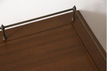 中古　美品　DREXEL HERITAGE(ドレクセルヘリテイジ)　Triune(トライユン)　クラシカルな雰囲気が素敵なキャスター付きサービス台(ワゴン、サイドボード、サーバー)(R-054535)