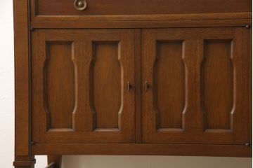 中古　美品　DREXEL HERITAGE(ドレクセルヘリテイジ)　Triune(トライユン)　クラシカルな雰囲気が素敵なキャスター付きサービス台(ワゴン、サイドボード、サーバー)(R-054535)