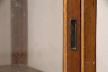 和製アンティーク　レトロな佇まいが魅力的なガラスケース(ショーケース、飾り棚、陳列棚)(R-054537)
