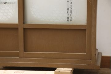 和製アンティーク　タイル貼りの土台付き　懐かしさ漂うタバコ屋のガラスケース(ショーケース、陳列棚、店舗什器、たばこ、煙草)(R-054540)