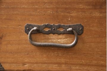 和製アンティーク　総桐材　会津産　歴史を感じる佇まいが魅力的な時代箪笥ローボード(和たんす、ローチェスト、引き出し、収納箪笥)(R-054577)