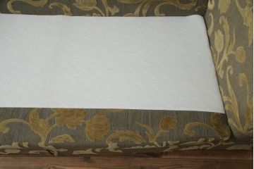 中古　美品　maruni(マルニ木工)　地中海ロイヤルシリーズ　ロベール　#4930　肘カバー付き　大人の落ち着いた空間を演出するラブシート(二人掛けソファ、2Pソファ、2人掛けソファ)(定価約46万円)(R-054587)