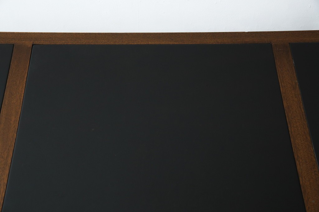 中古　DREXEL HERITAGE(ドレクセルヘリテイジ)　Triune(トライユン)　レザートップが格好いいマホガニー材製のデスク　定価約75万円相当　(R-054588)