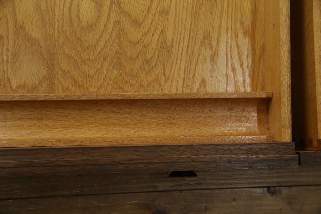 中古　DREXEL HERITAGE(ドレクセルヘリテイジ)　Triune(トライユン)　レザートップが格好いいマホガニー材製のデスク　定価約75万円相当　(R-054588)