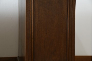 中古　DREXEL HERITAGE(ドレクセルヘリテイジ)　Triune(トライユン)　レザートップが格好いいマホガニー材製のデスク　定価約75万円相当　(R-054588)