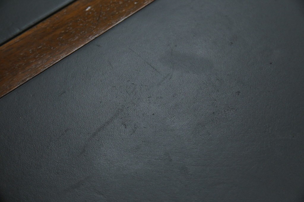 中古　DREXEL HERITAGE(ドレクセルヘリテイジ)　Triune(トライユン)　レザートップが格好いいマホガニー材製のデスク　定価約75万円相当　(R-054588)