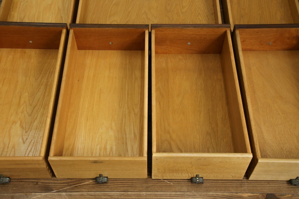 中古　DREXEL HERITAGE(ドレクセルヘリテイジ)　Triune(トライユン)　レザートップが格好いいマホガニー材製のデスク　定価約75万円相当　(R-054588)