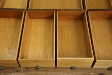 中古　DREXEL HERITAGE(ドレクセルヘリテイジ)　Triune(トライユン)　レザートップが格好いいマホガニー材製のデスク　定価約75万円相当　(R-054588)