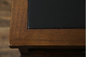 中古　DREXEL HERITAGE(ドレクセルヘリテイジ)　Triune(トライユン)　レザートップが格好いいマホガニー材製のデスク　定価約75万円相当　(R-054588)