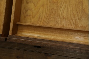 中古　DREXEL HERITAGE(ドレクセルヘリテイジ)　Triune(トライユン)　レザートップが格好いいマホガニー材製のデスク　定価約75万円相当　(R-054588)